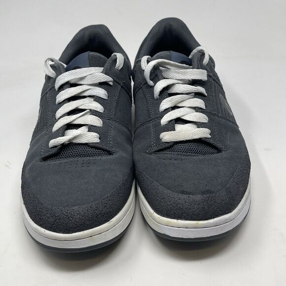 Osiris Sleak Sneakers Mens 12 Gray Suede Mesh Skateboarding Skate Grunge Shoes - Picture 6 of 16